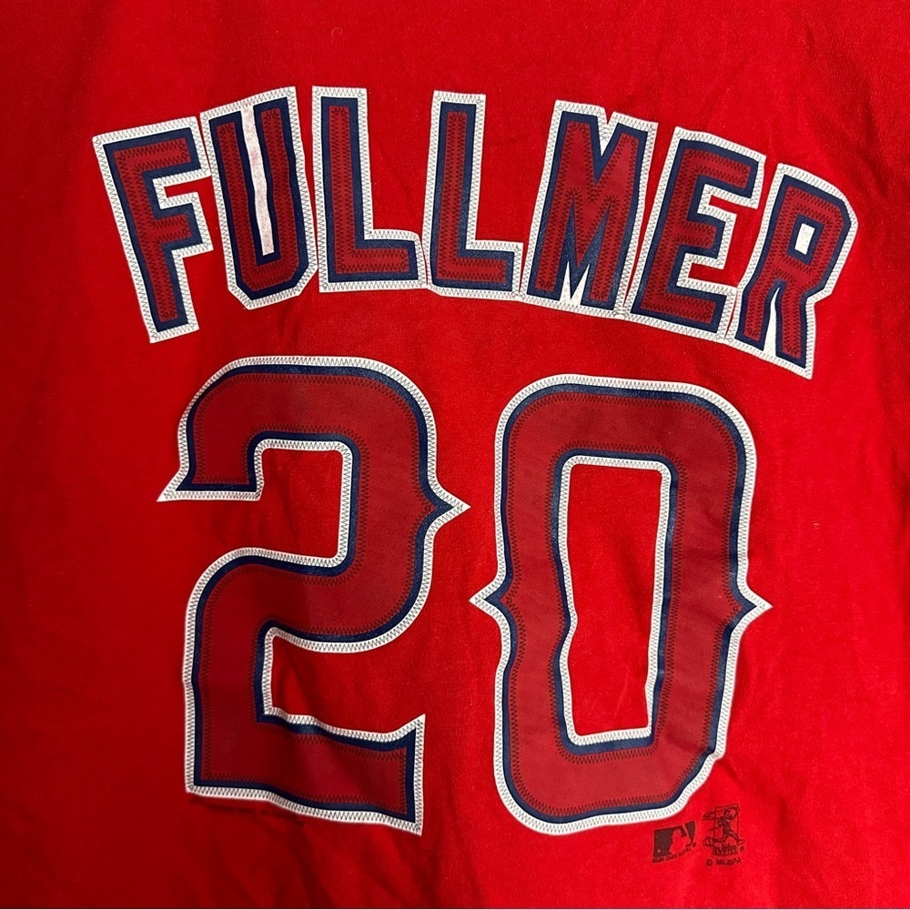 Brad Fullmer Anaheim Angels Vintage Lees Shirt Size Large - Picture 5 of 9